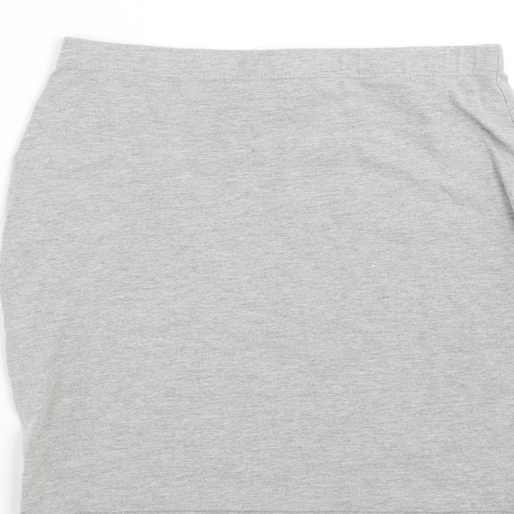 Primark Womens Grey Straight & Pencil Skirt Size 6