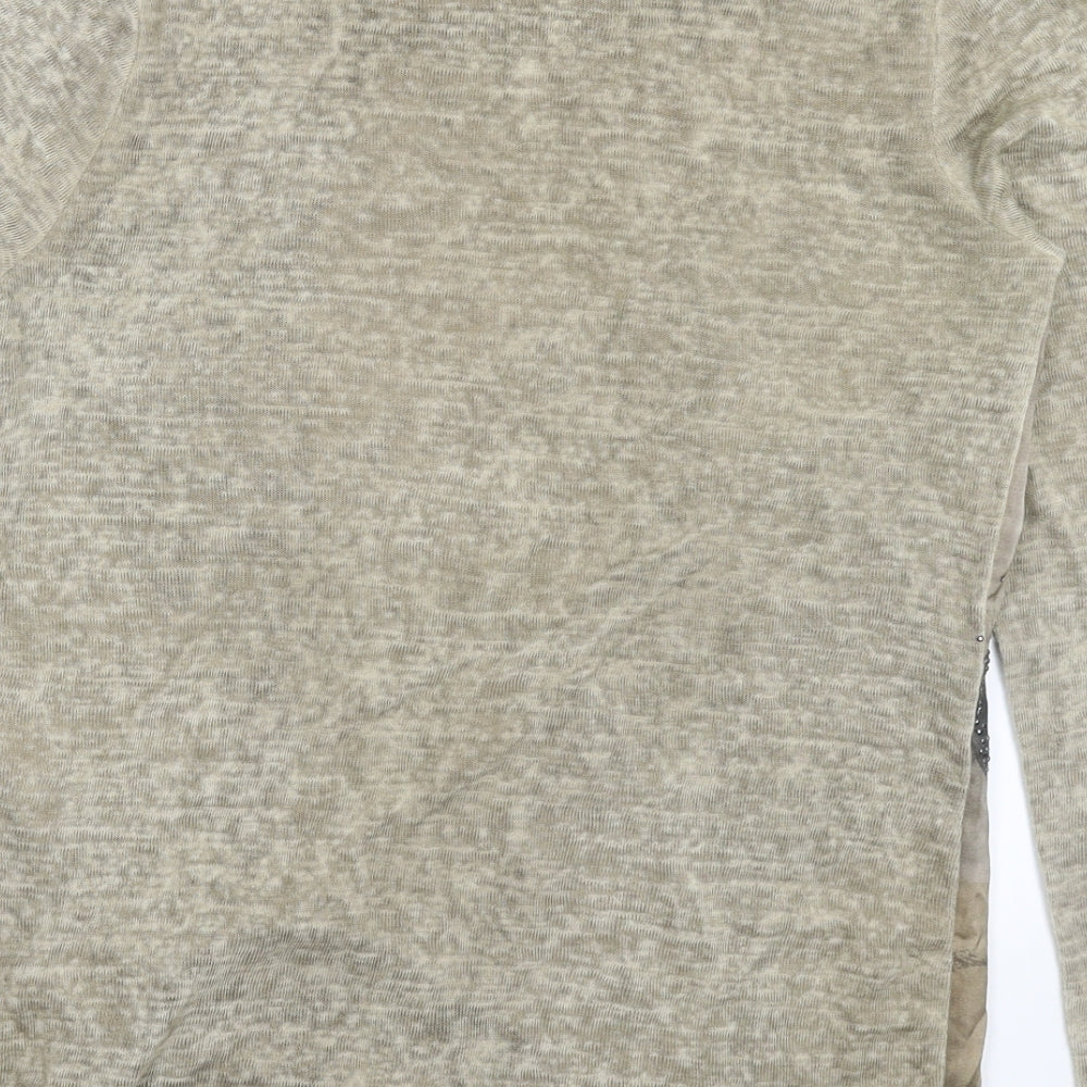 Greisha Womens Grey Knit Pullover Jumper Size S
