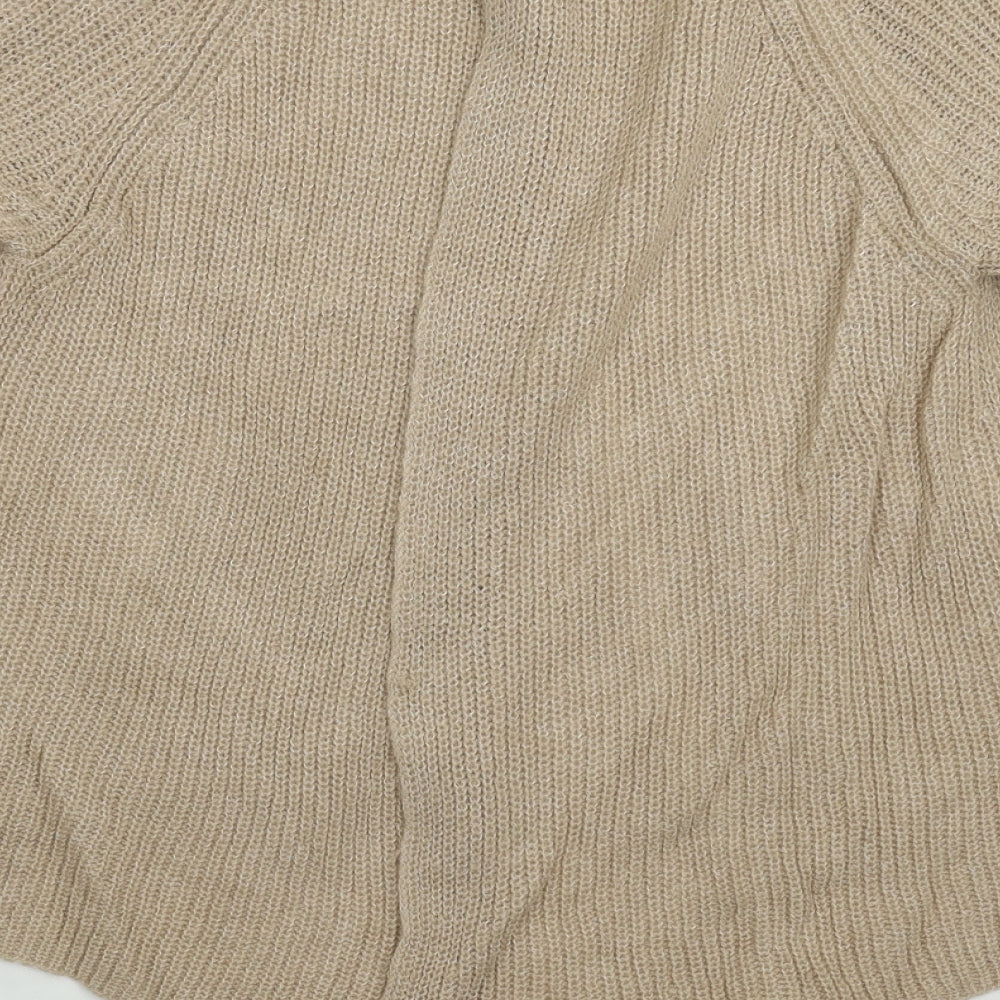 Marks & Spencer Womens Beige Knit Pullover Jumper Size 12