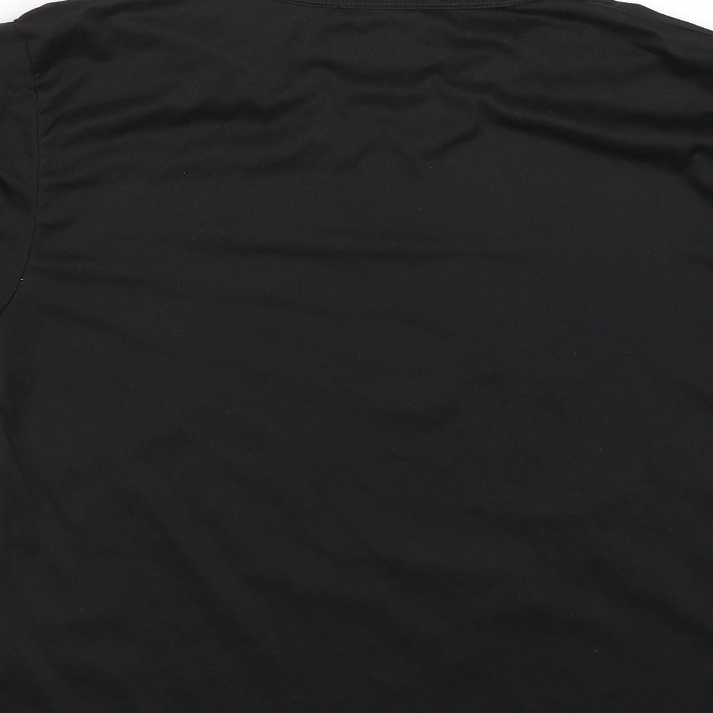Zslibo Womens Black Basic T-Shirt Size S - Super