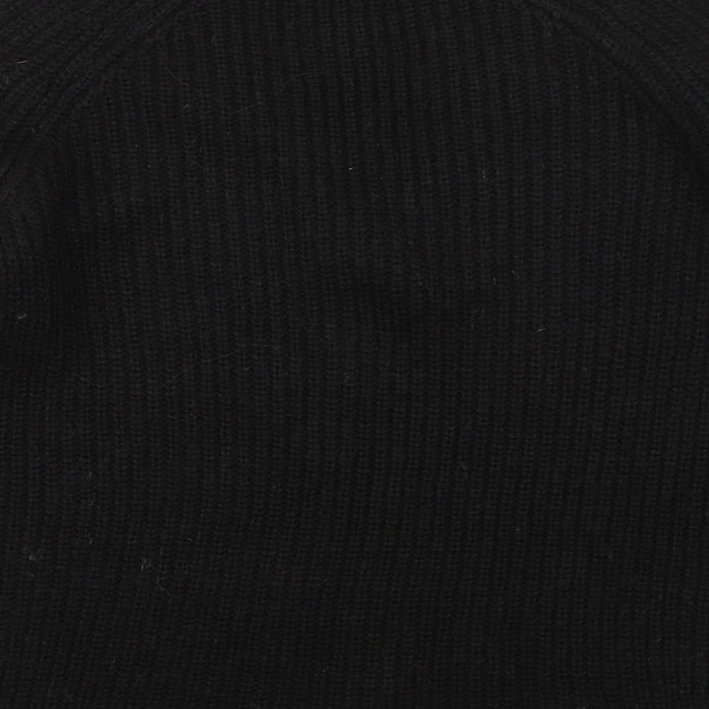 H&M Womens Black Knit Pullover Jumper Size S