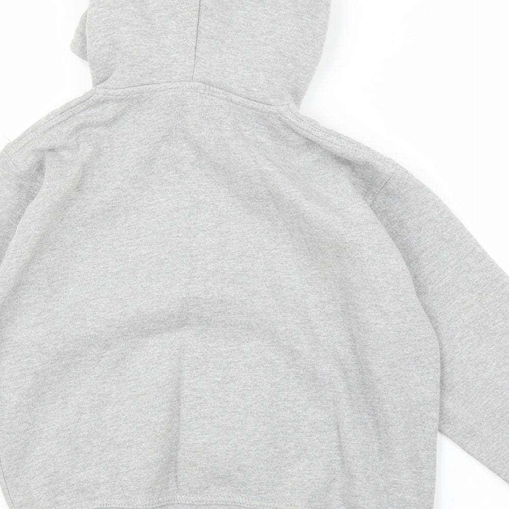 Emporio Armani Ea7 Boys Grey Full Zip Hoodie Size 9-10 Years