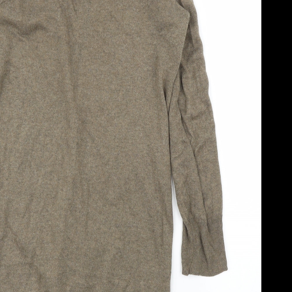 New Look Womens Brown Cardigan Jumper Size 8