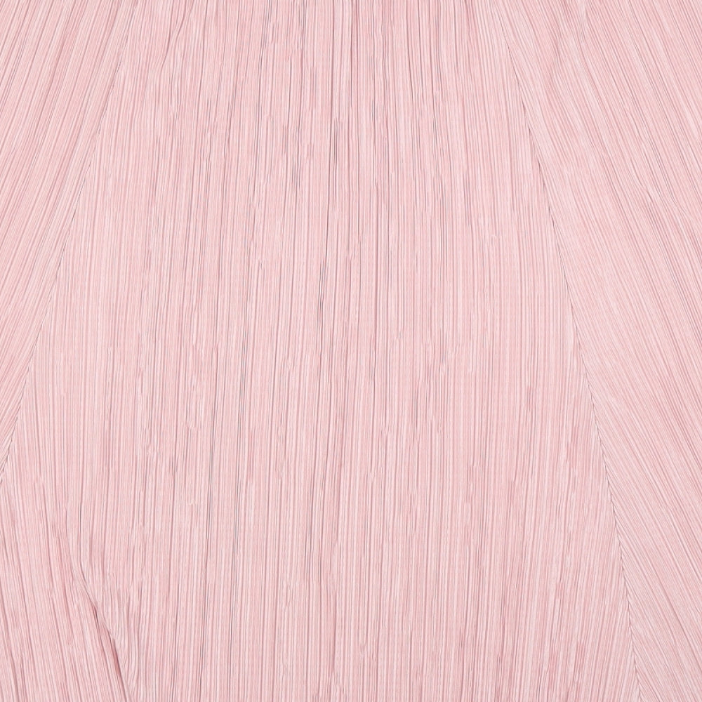 Forever Womens Pink A-Line Skirt Size 2XL