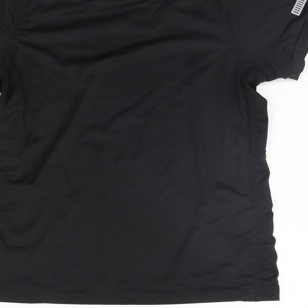 Admiral Girls Black Basic T-Shirt Size 10-11 Years