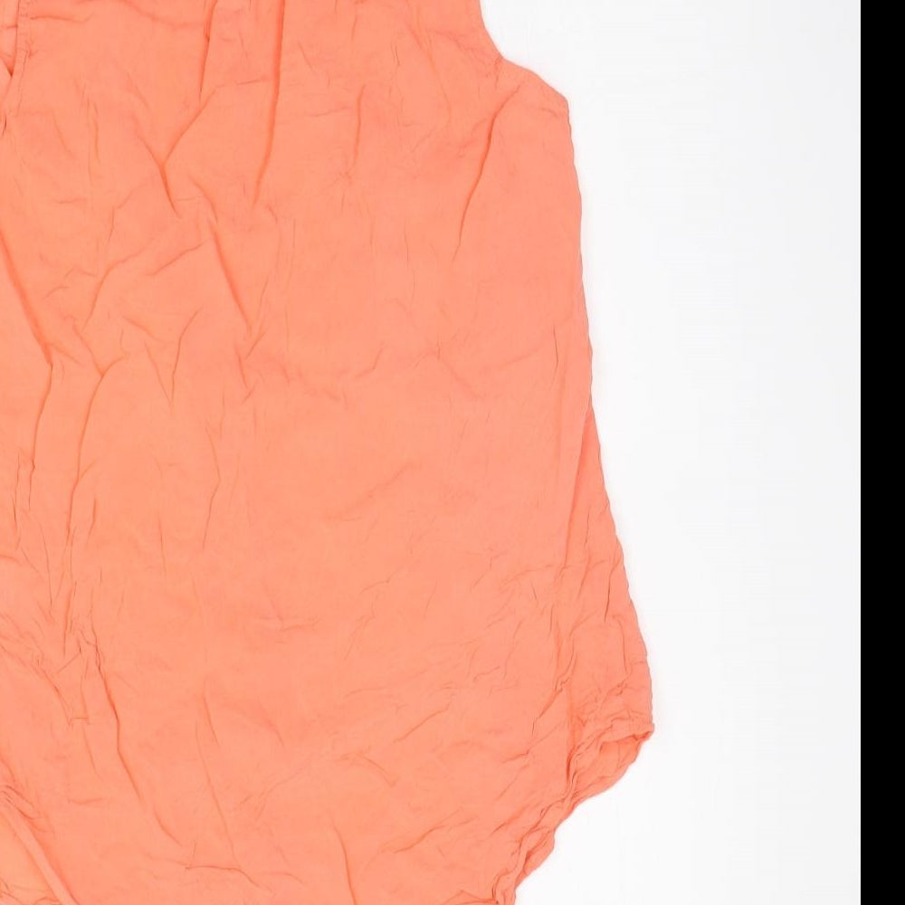 Love Tree Womens Orange Basic T-Shirt Size S