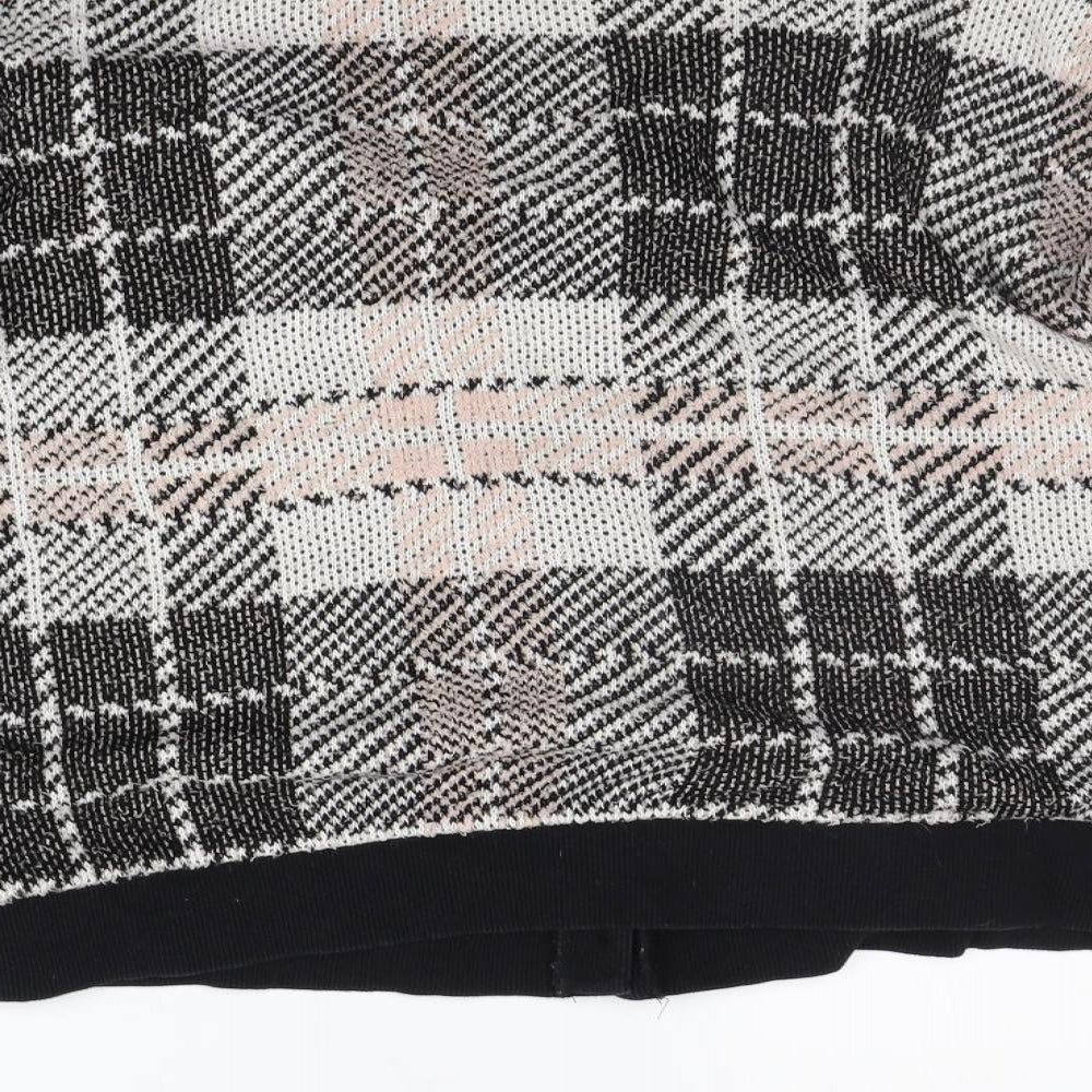 New Look Womens Beige Check Cardigan Jumper Size S