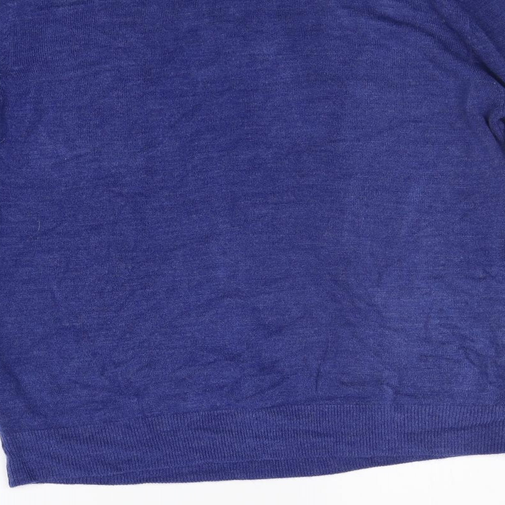 Cedarwood State Mens Blue Pullover Jumper Size L