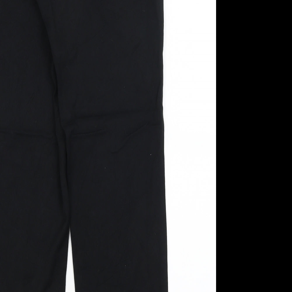 Marks & Spencer Womens Black Dress Pants Trousers Size 10 L30 in