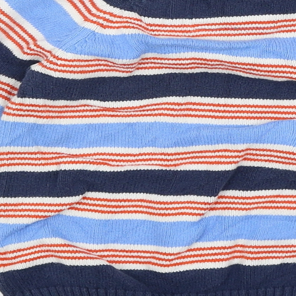 H&M Baby Blue Striped Pullover Jumper Size 12-18 Months