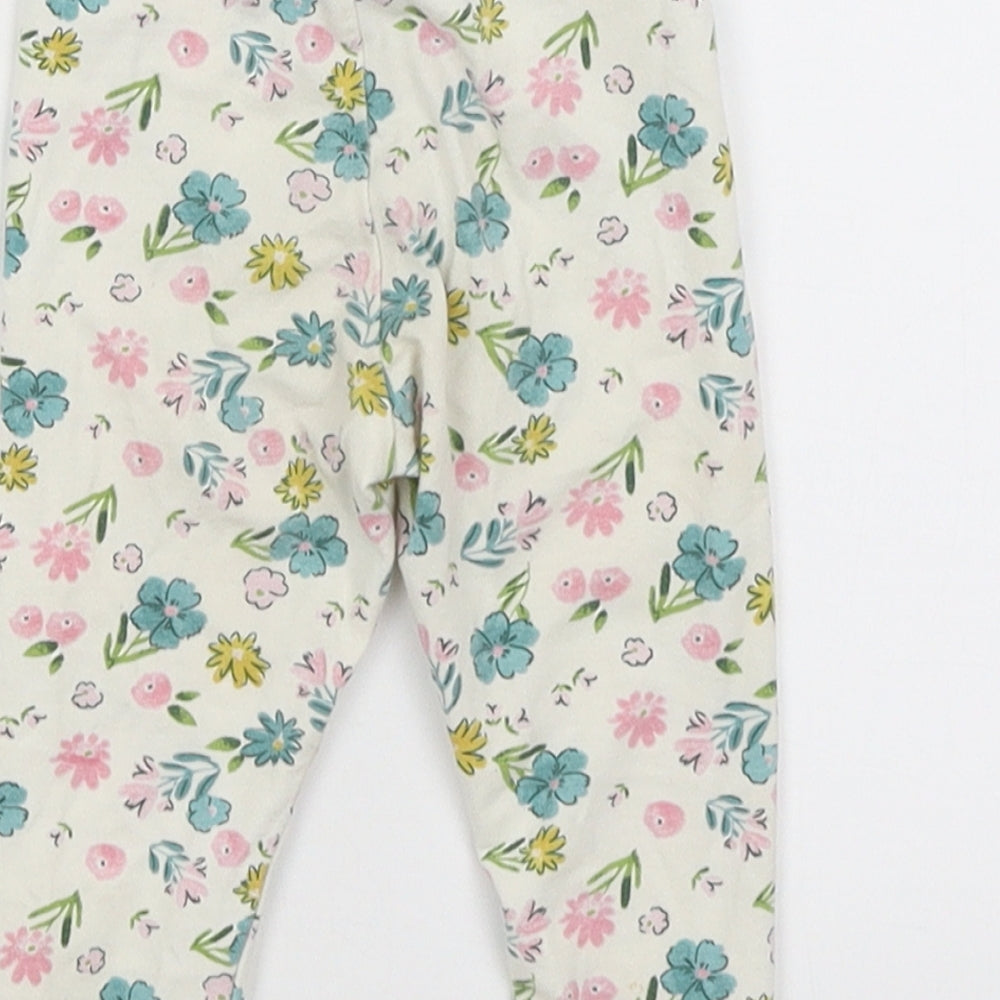 Primark Baby White Flecked Sweatpants Trousers Size 6-9 Months