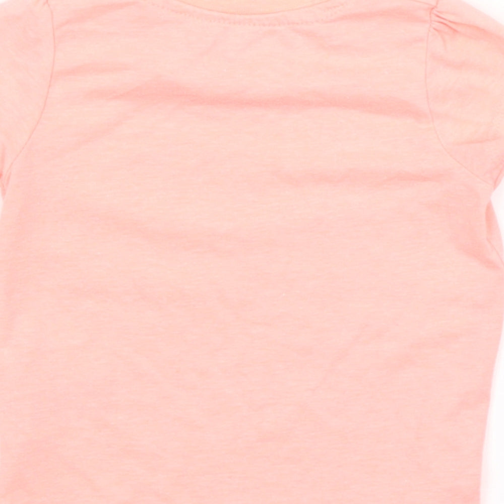 Primark Baby Orange Basic T-Shirt Size 6-9 Months - Mini Boss