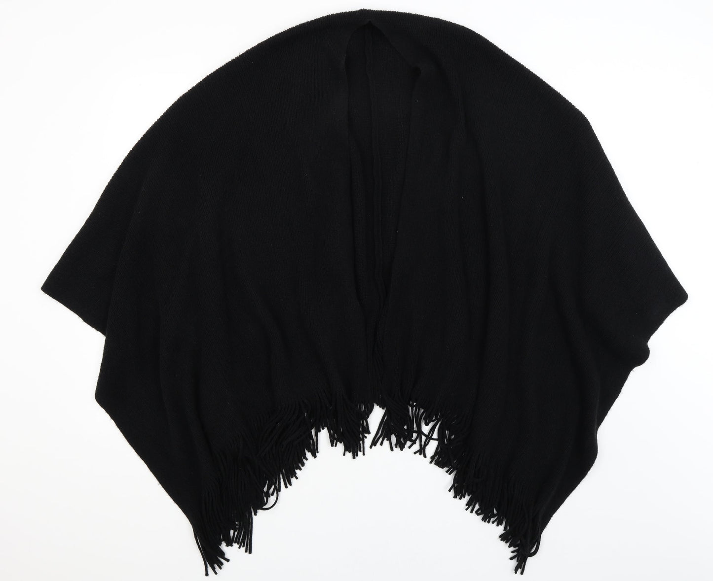 Preworn Womens Black Shawl/Wrap