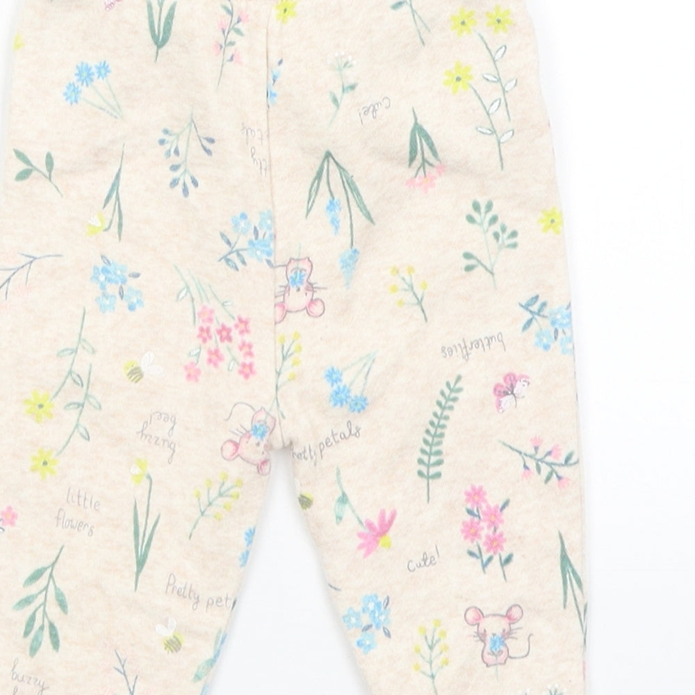 George Baby Beige Sweatpants Trousers Size 3-6 Months