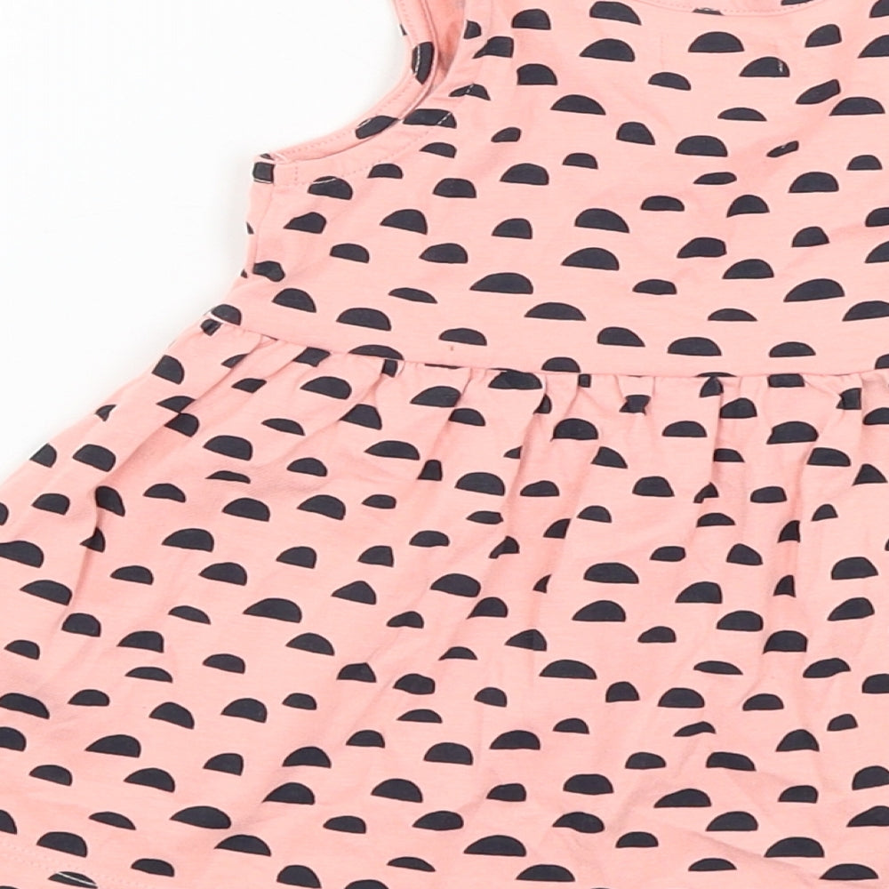 NEXT Baby Pink Spotted Fit & Flare Size 3-6 Months