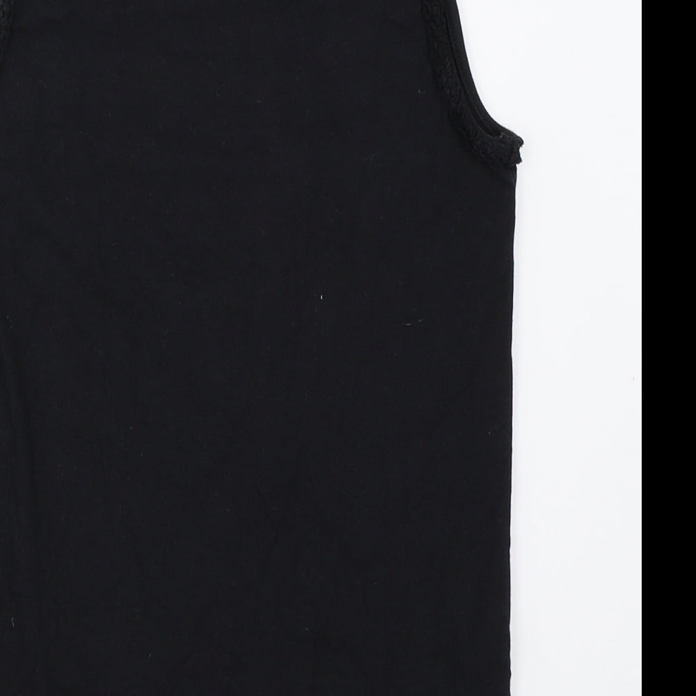 George Girls Black Basic Tank Size 11-12 Years