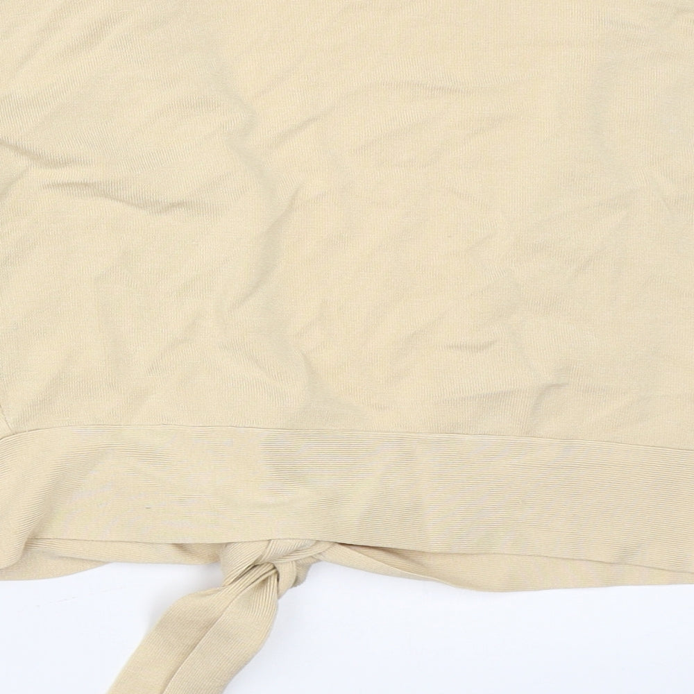 Mix in Womens Beige Cardigan Jumper Size L