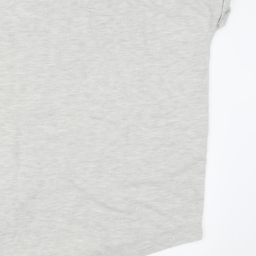 F&F Girls Grey Basic T-Shirt Size 12-13 Years