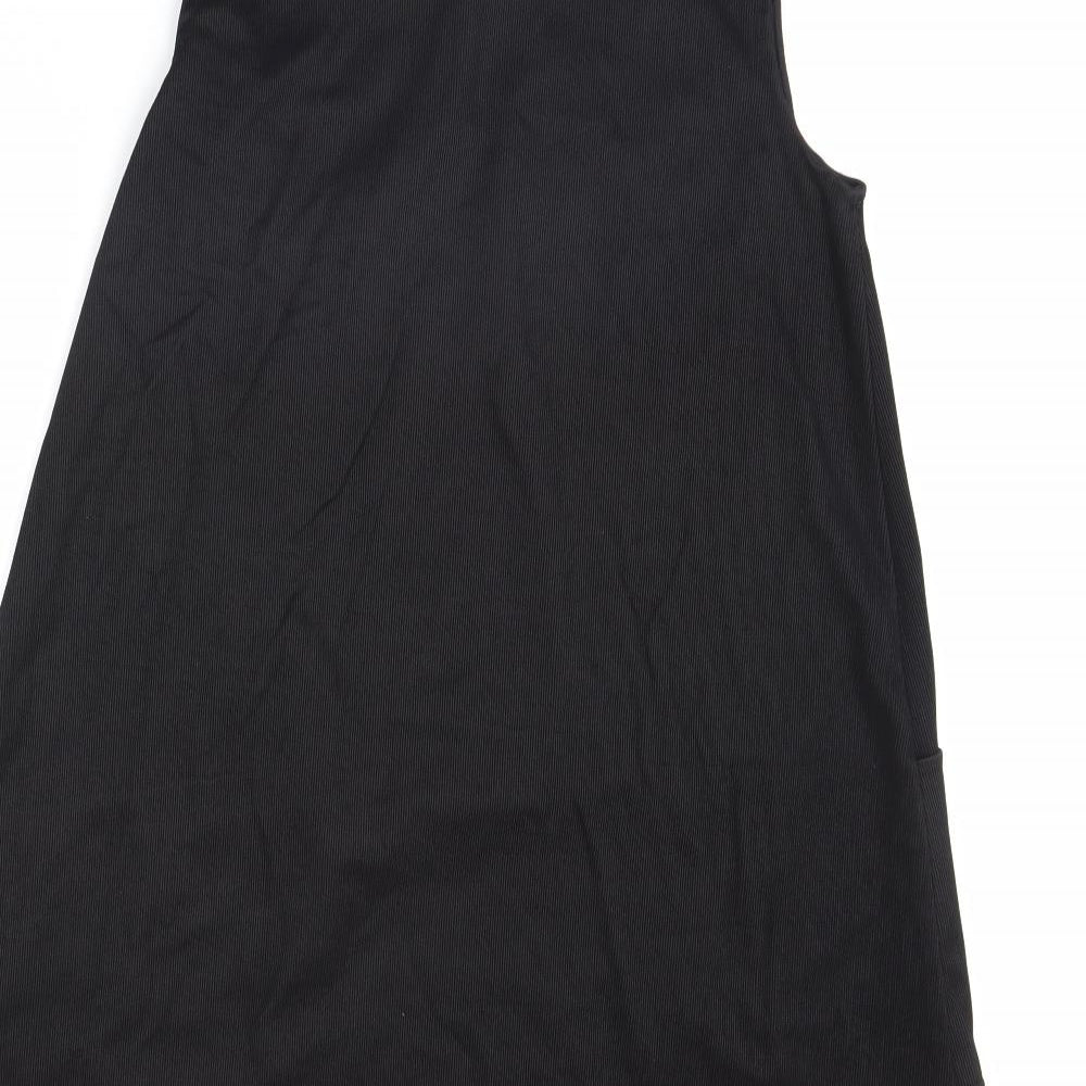 Preworn Womens Black A-Line Size M