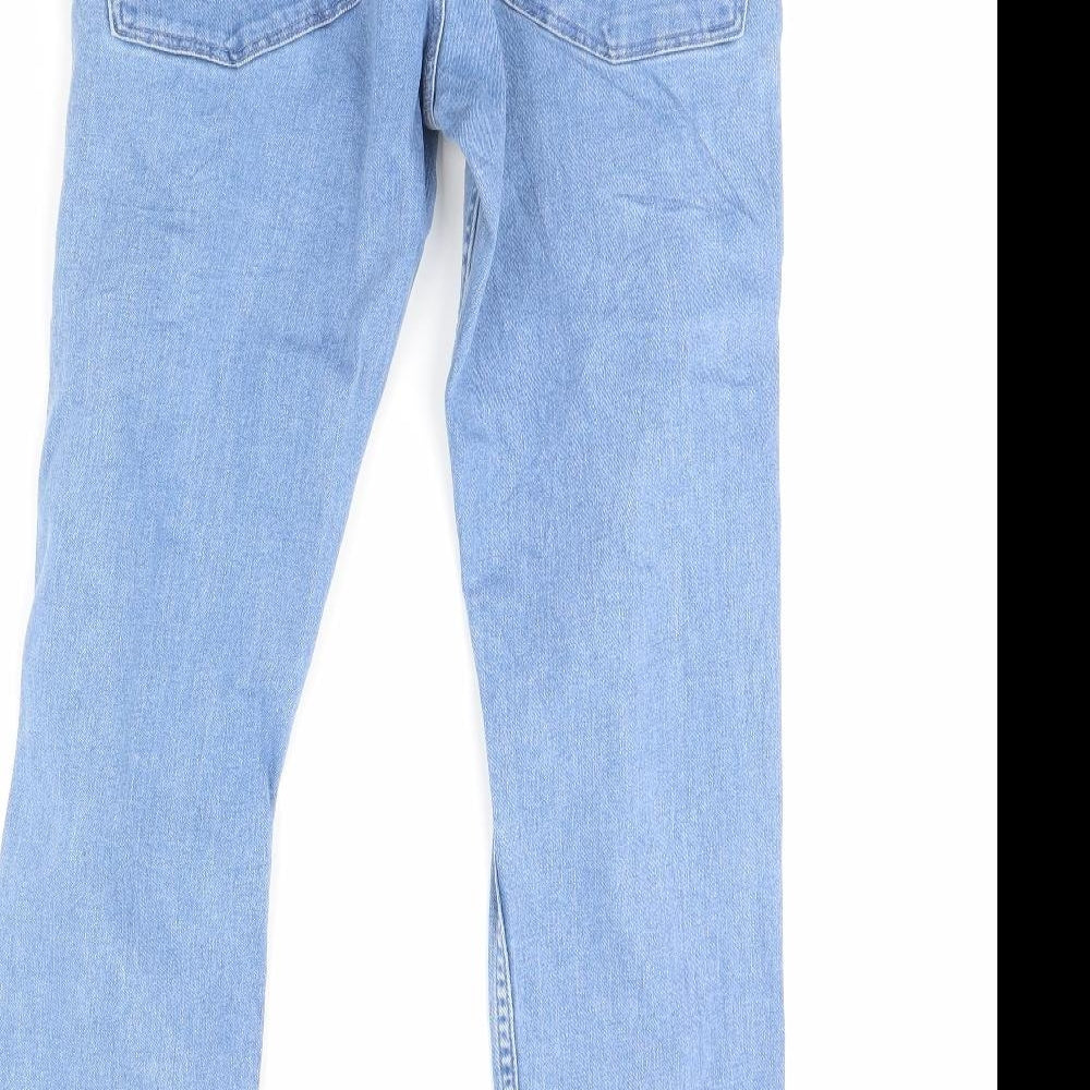 Preworn Womens Blue Denim Straight Jeans Size 32 in L32 in