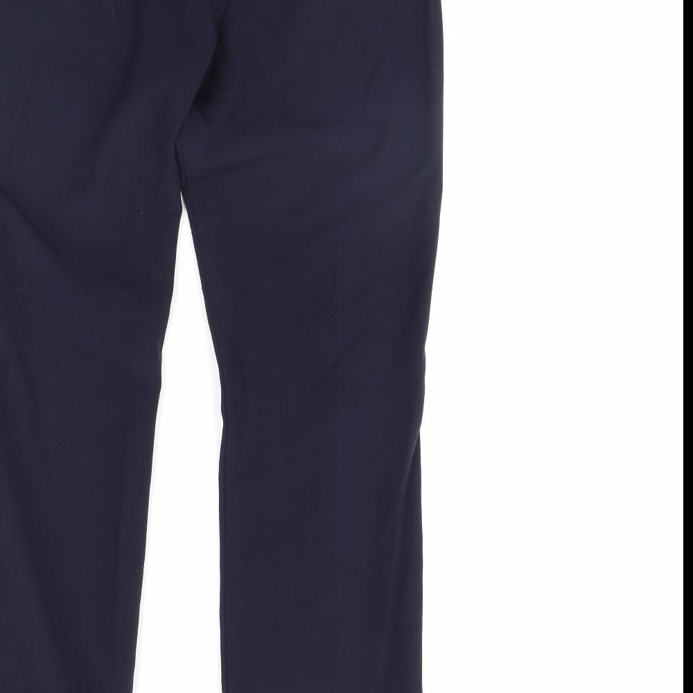 Marks & Spencer Womens Blue Dress Pants Trousers Size 12 L30 in