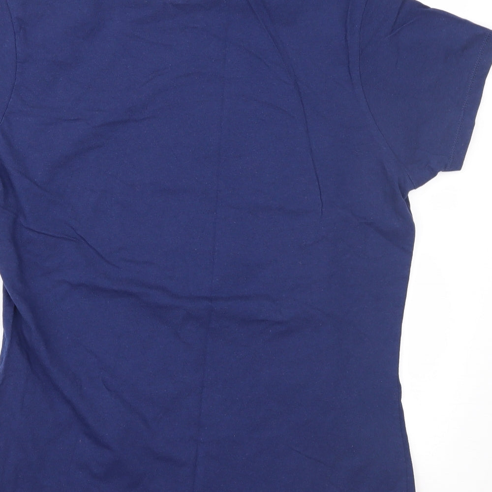 Port & Company Womens Blue Basic T-Shirt Size M