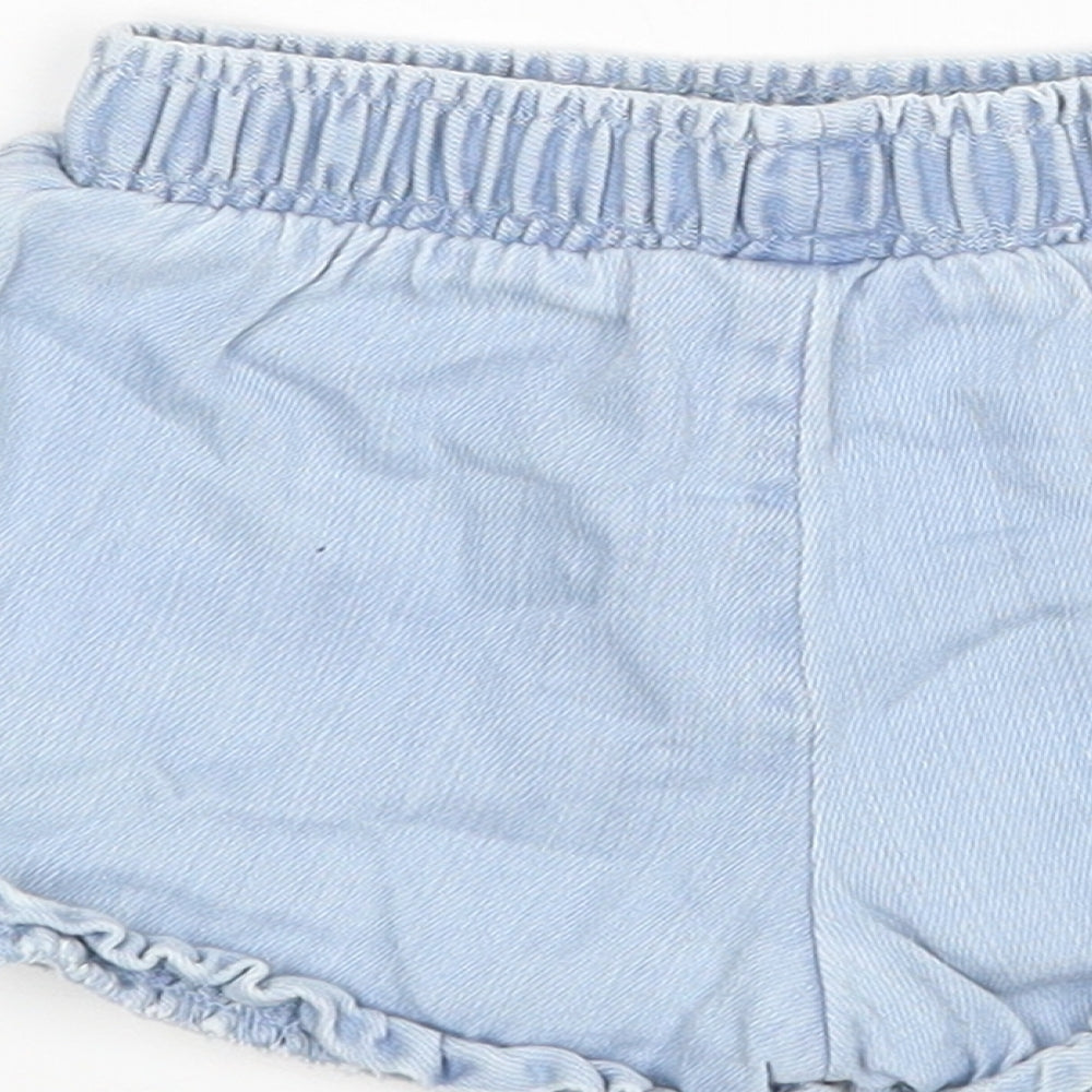 F&F Girls Blue Size 6-9 Months - Shorts