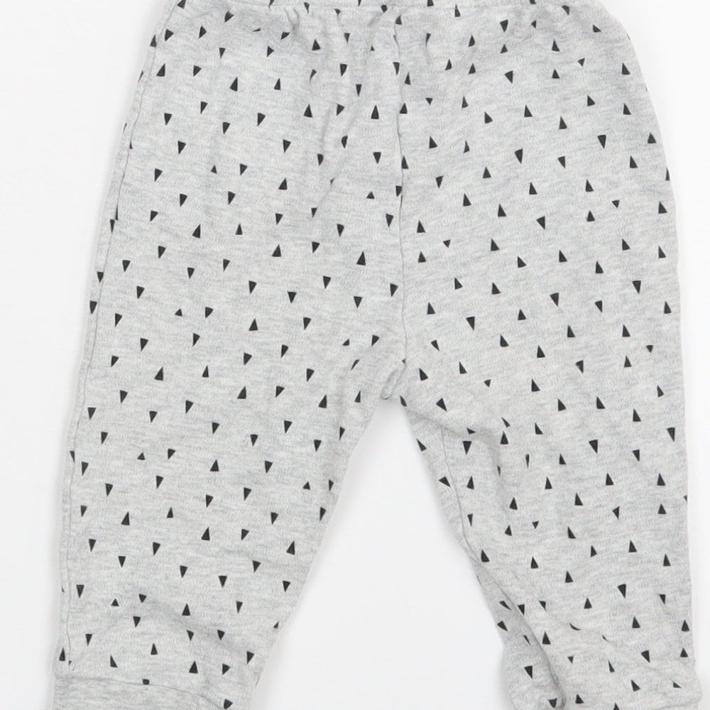 George Baby Grey Track Pants Trousers Size 9-12 Months