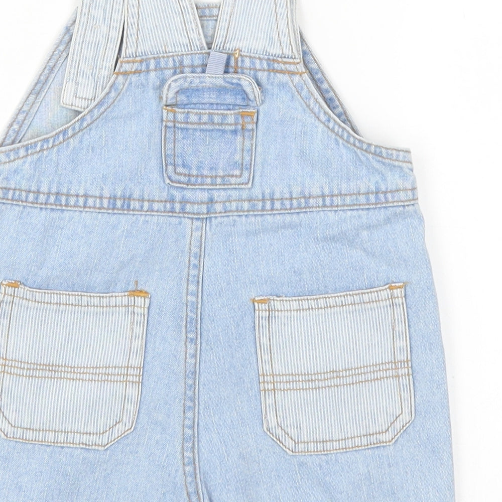 Early Days Baby Blue Denim Dungaree One-Piece Size 6-9 Months