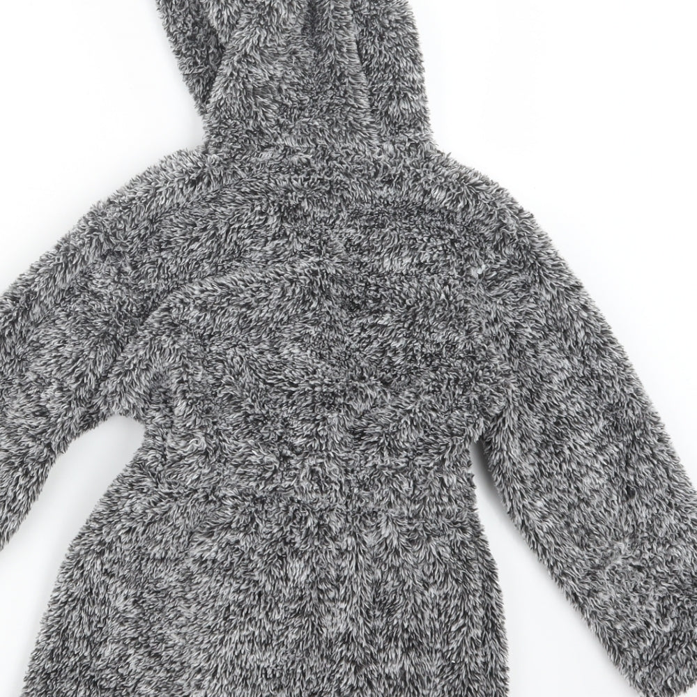 Matalan Boys Grey Geometric Robe Size 4 Years