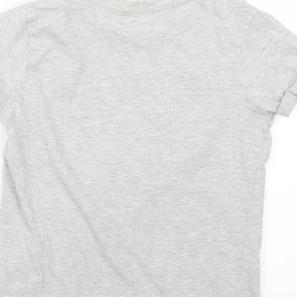George Boys Grey Basic T-Shirt Size 9-10 Years