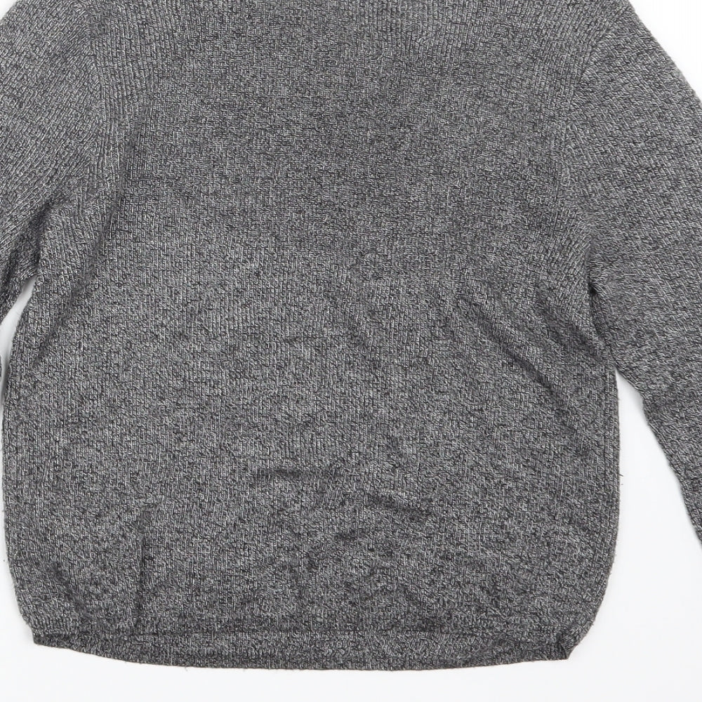 Divided by H&M Womens Grey Knit Pullover Jumper Size L