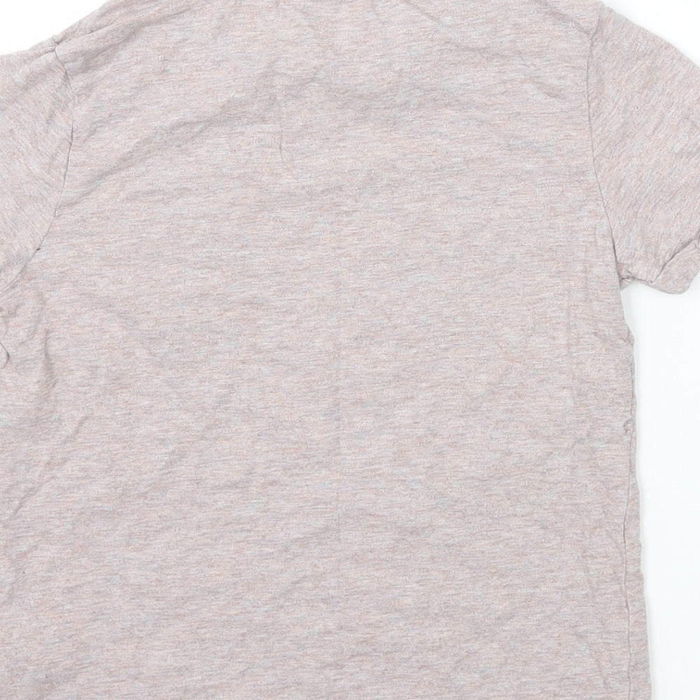 Marks & Spencer Girls Pink Jersey Basic T-Shirt Size 7-8 Years