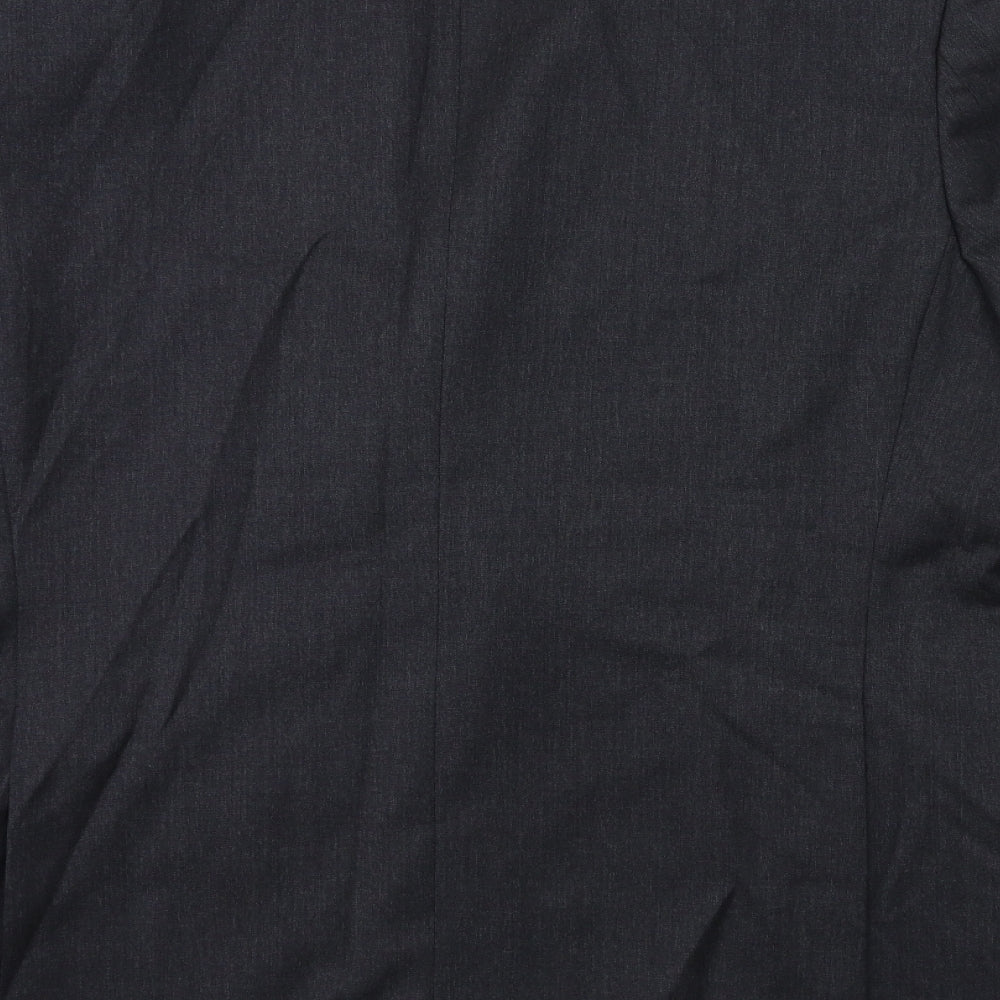 GREENWOOD Mens Grey Jacket Suit Jacket Size 42