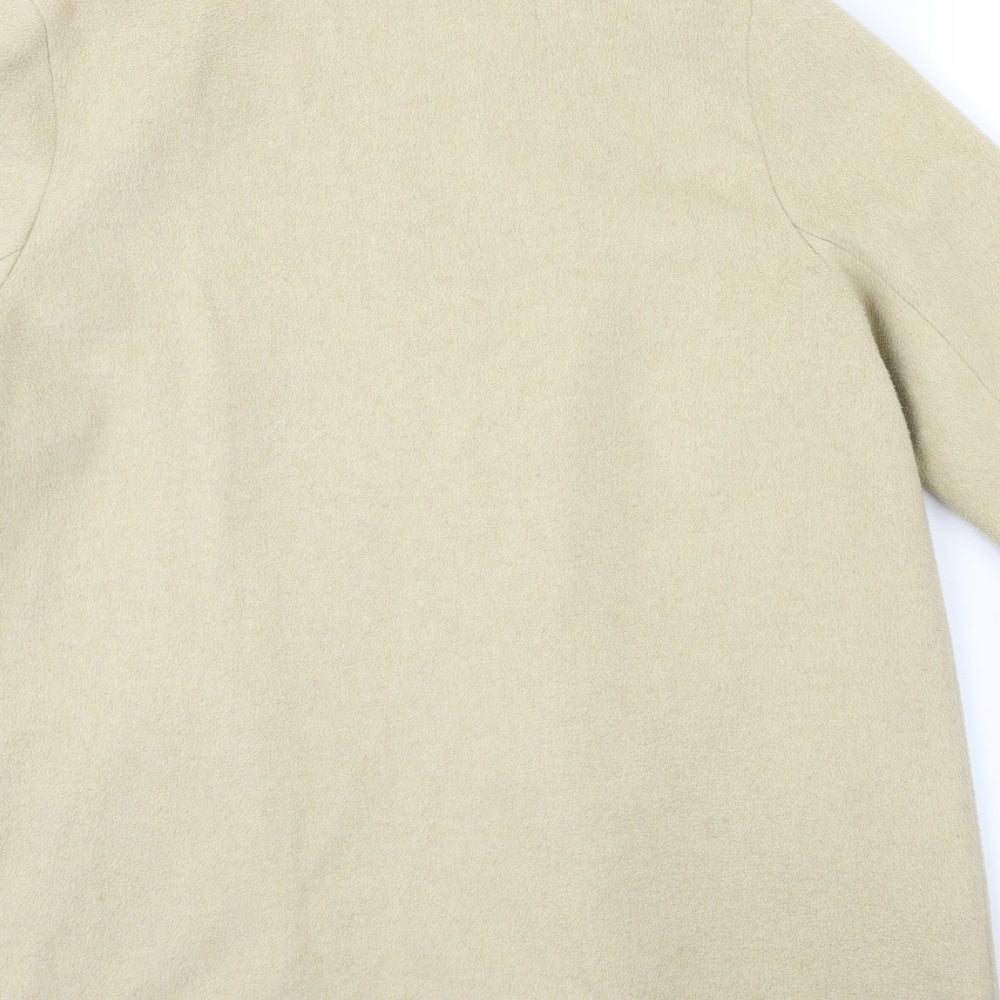 Atmosphere Womens Beige Overcoat Coat Size 10