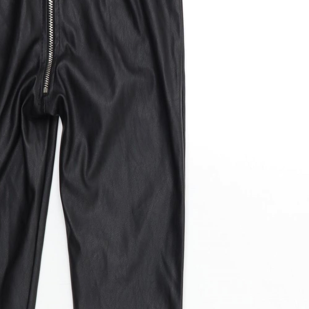 In Vogue Womens Black Trousers Size S L29 in