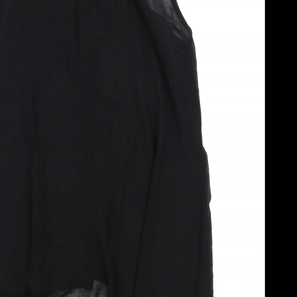 G21 Womens Black Basic Blouse Size 14