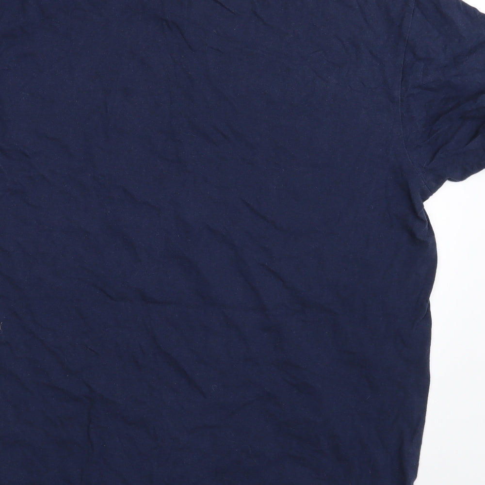 Preworn Mens Blue T-Shirt One Size