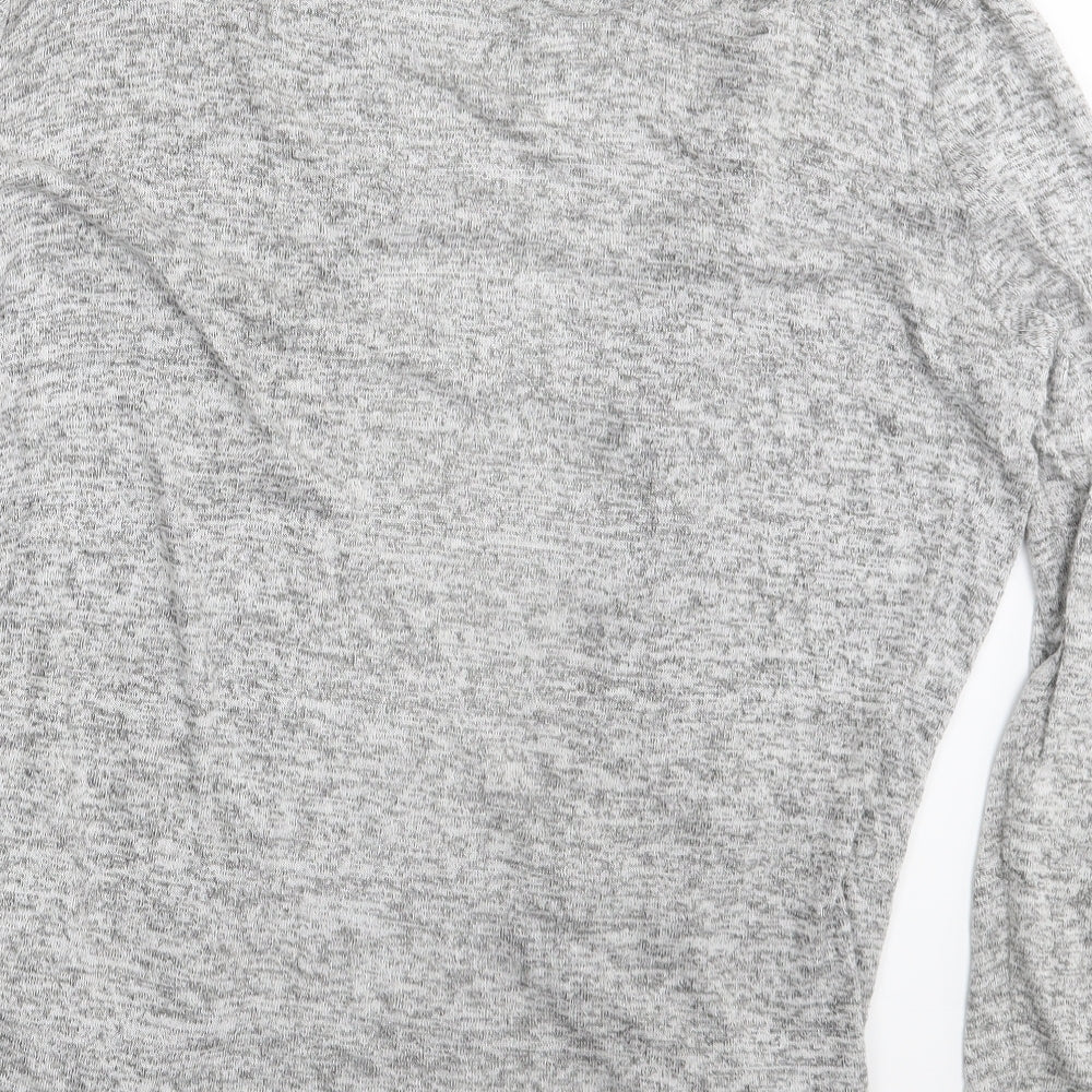 Atmosphere Womens Grey Wrap Jumper Size 14