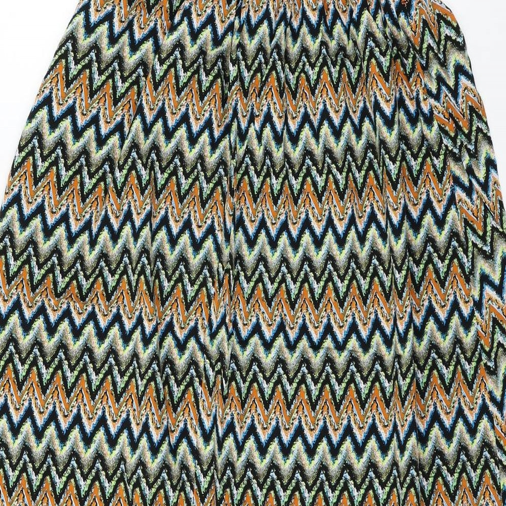 Alice & You Womens Multicoloured Striped Fit & Flare Size 10