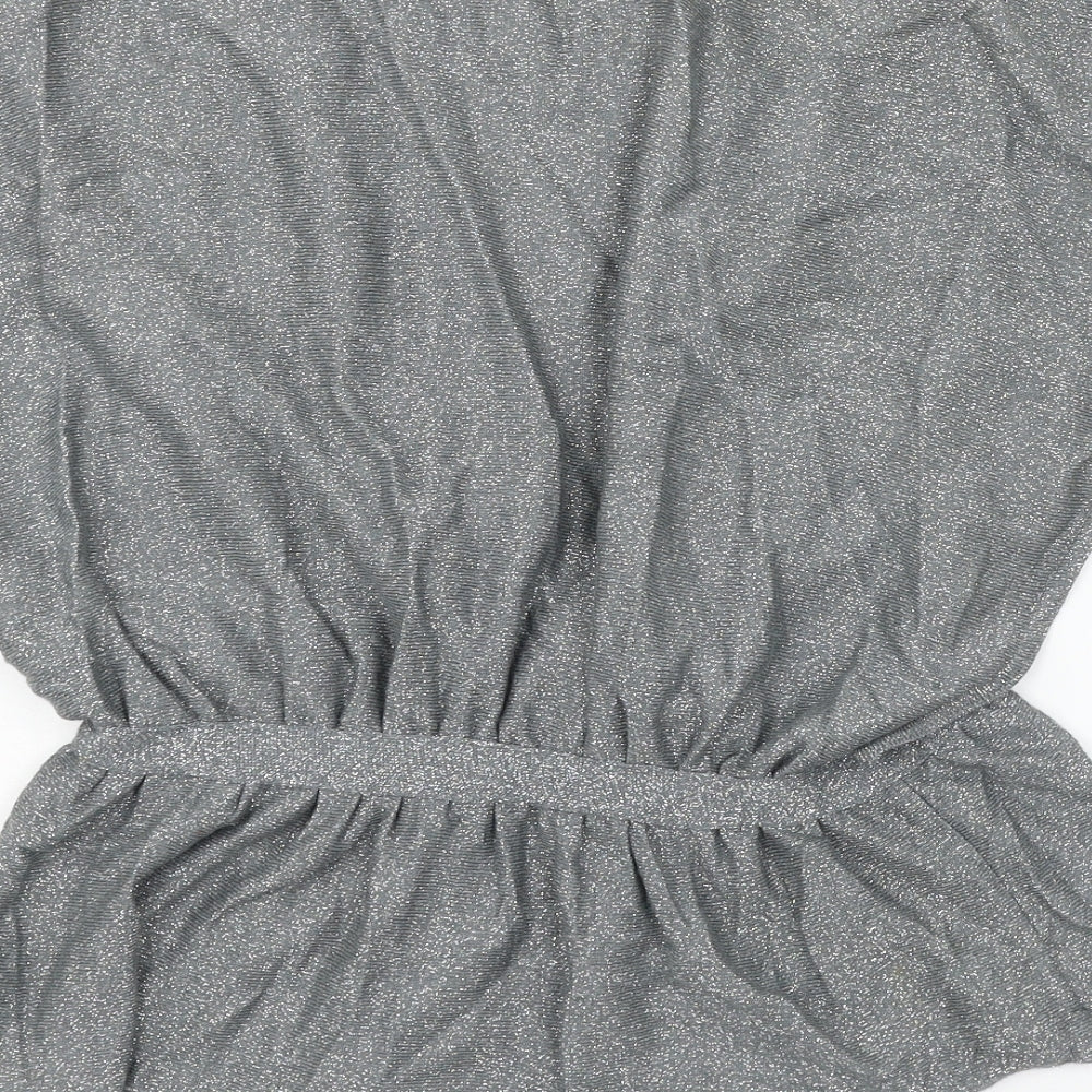 George Womens Grey Knit Cardigan Jumper Size 12