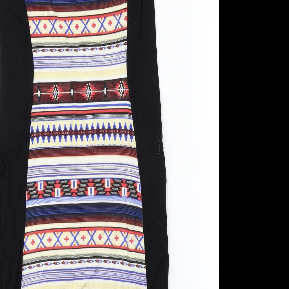 PARISIAN SIGNATURE Womens Multicoloured Geometric Jersey Bodycon Size S