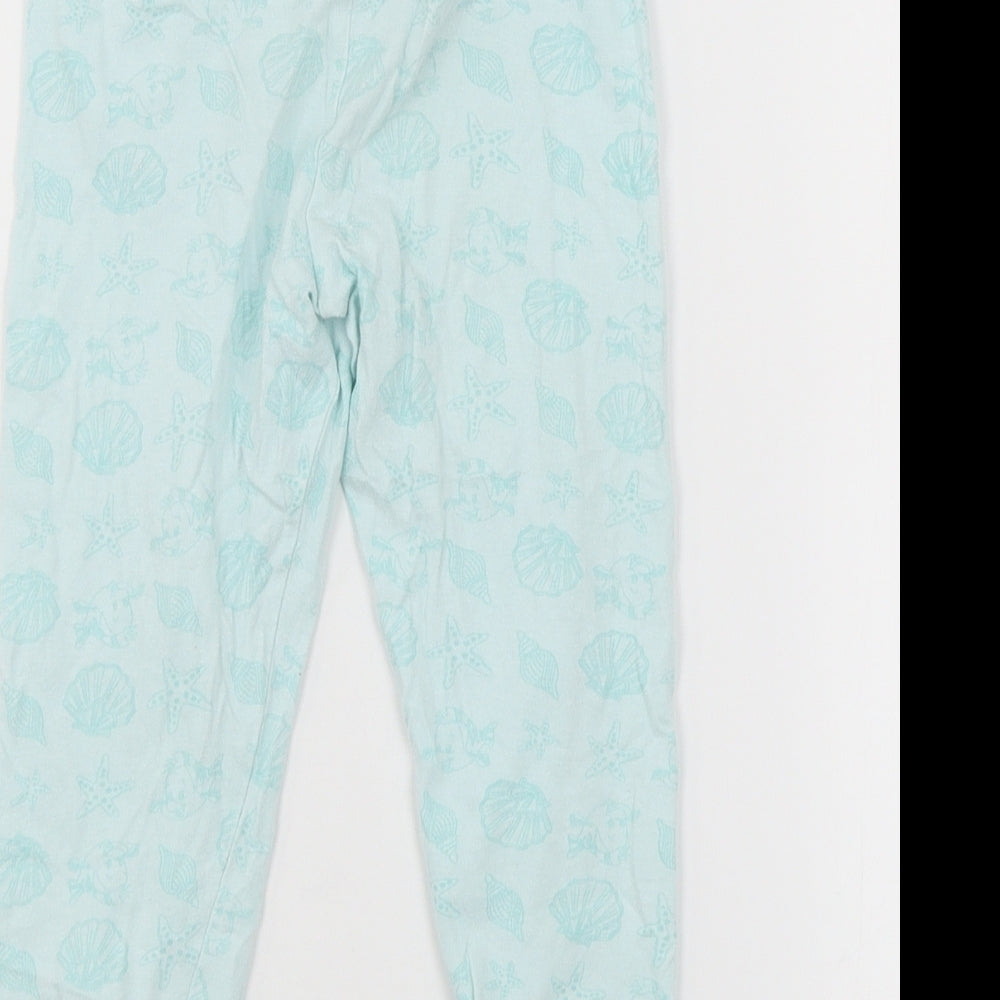 George Girls Black Geometric Jersey Capri Pyjama Pants Size 3-4 Years - Shells