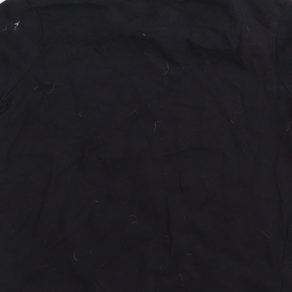 Very Boys Black Basic T-Shirt Size 5-6 Years