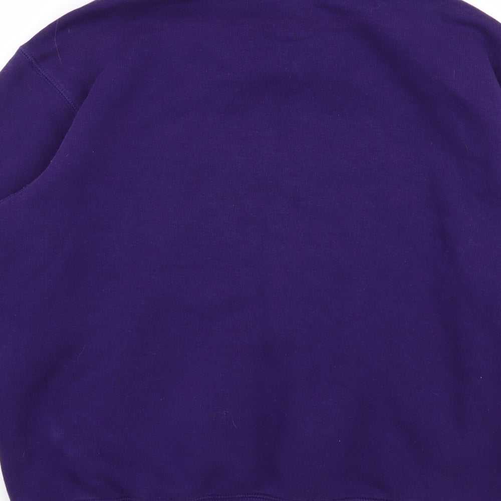 B&C collection Mens Purple Pullover Jumper Size S - unisex