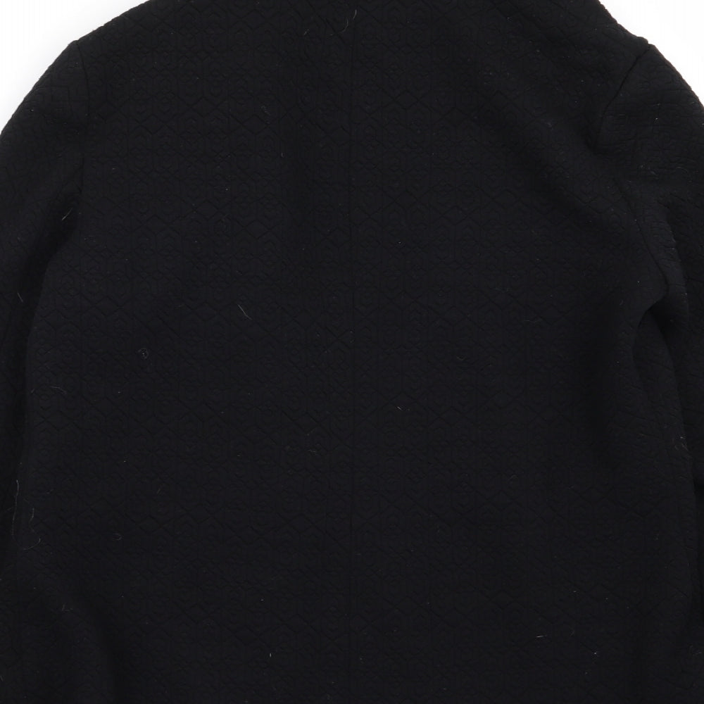 Asda George Womens Black Geometric Jacket Blazer Size 10