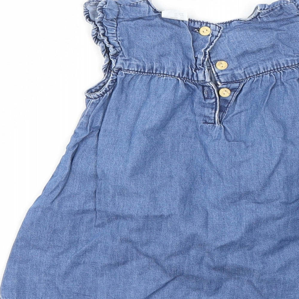 H&M Girls Blue Fit & Flare Size 3-6 Months