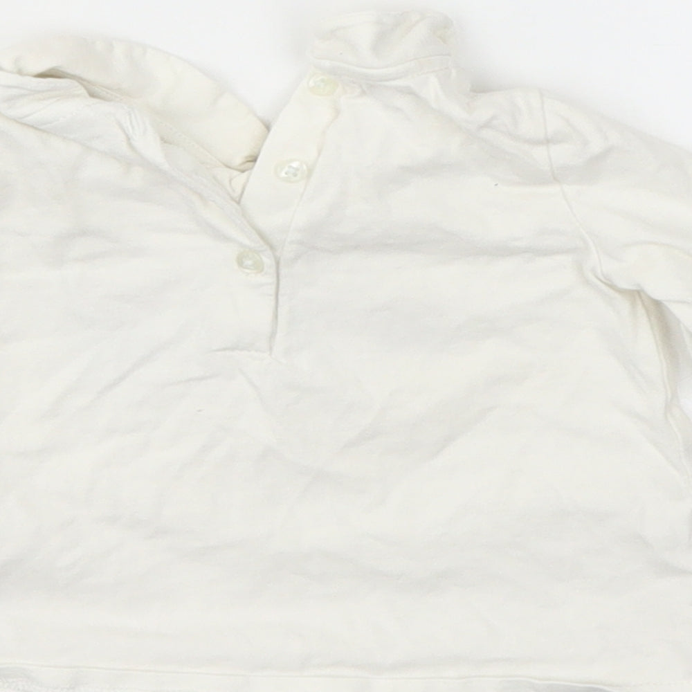 NEXT Girls White Camisole T-Shirt Size 3-6 Months
