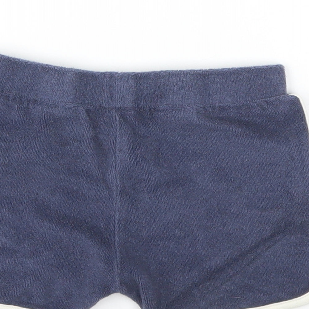 Marks & Spencer Boys Blue Capri Trousers Size 9-12 Months