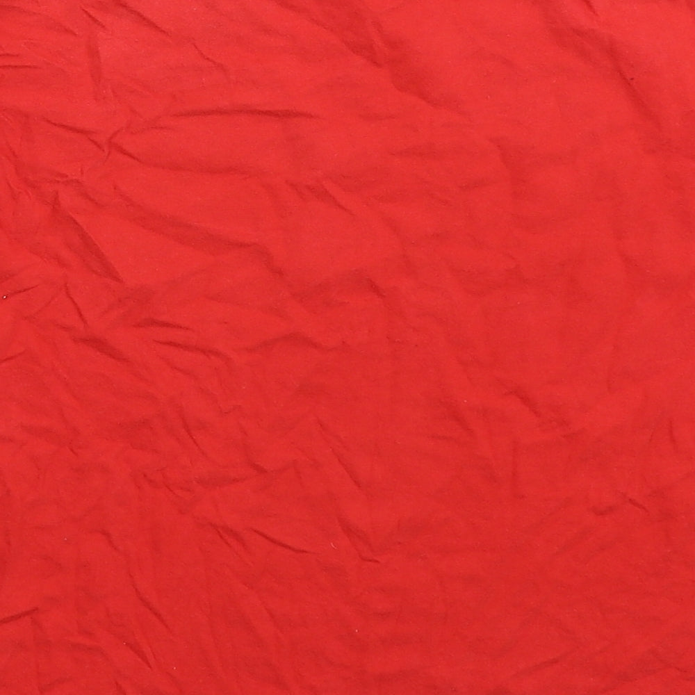 Preworn Boys Red Basic T-Shirt Size 12-13 Years